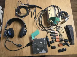 Vintage David Clark Headset c1070g01 and Other Aviation Gear